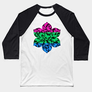 Veil of Butterflies, Pride Series - Polysexual Baseball T-Shirt